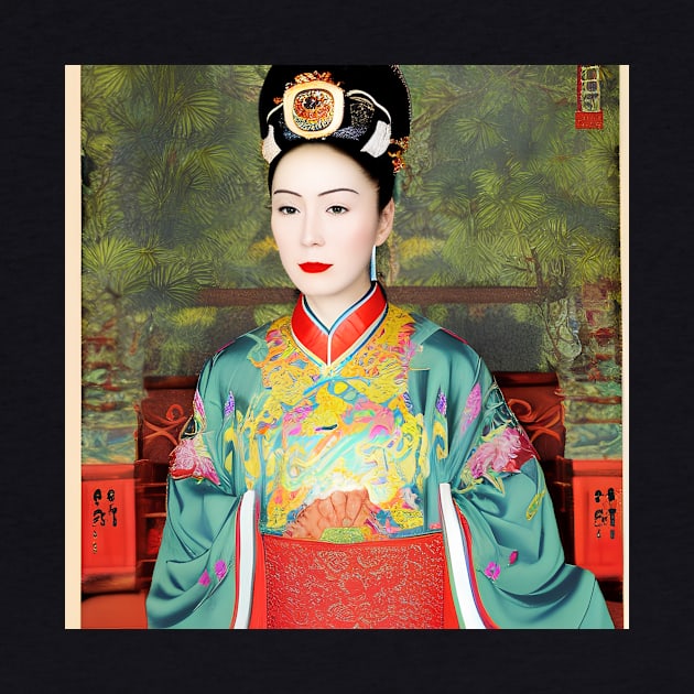 Ancient china empress by Tuff Tees